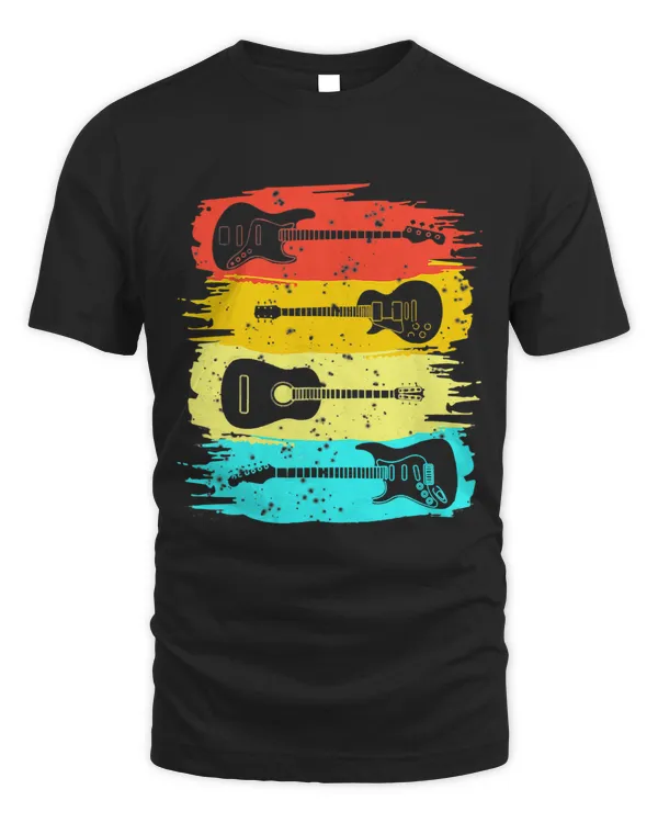 Guitarist Vintage Guitar Gift For Men Women Music Band Guitarist Stuff 2 Guitar