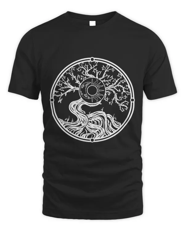 Viking Norway Norwegian Scandinavian Sun Moon Celtic Tree