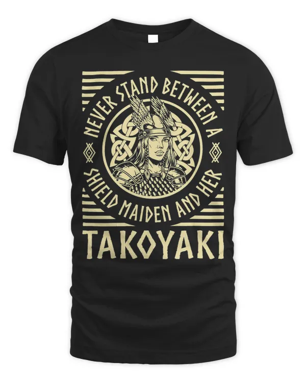 Viking Shield Maiden Takoyaki Lover Norse Funny Valhalla