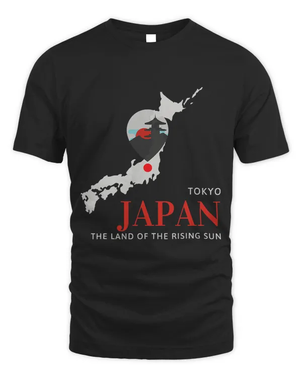The Land of the Rising Sun Tokyo Japan Souvenir Streetwear