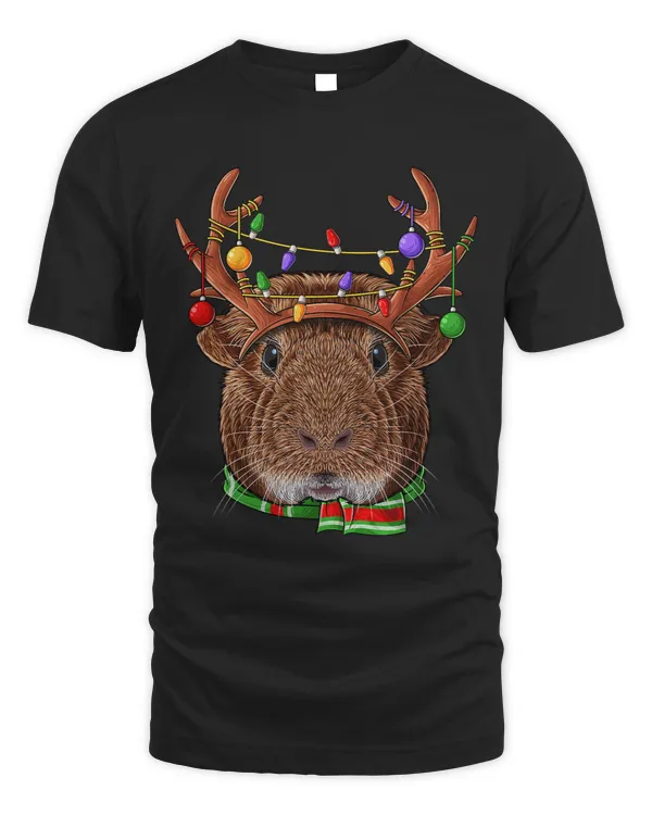 Guinea Pig Reindeer Antlers Cute Christmas Animal Xmas Kids
