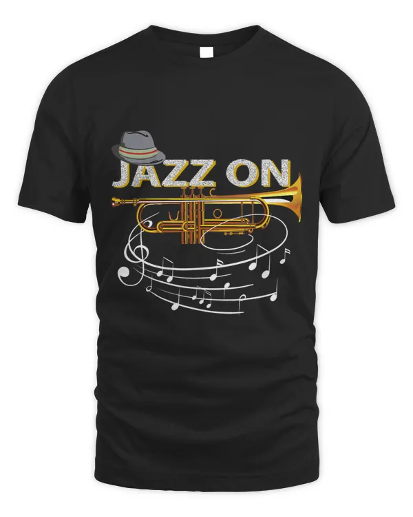 Trumpet Lover Vintage Jazz On Trumpet Player Blues Music Lovers Jazz Band 3