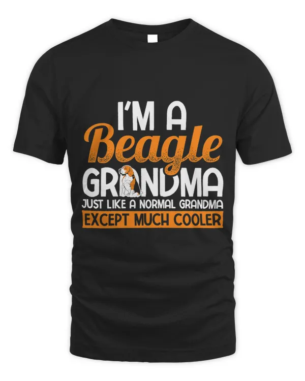 Womens Beagle Grandma Except Much Cooler Pet Dog Lover Beagle