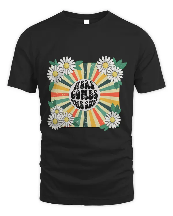 Retro Here Comes The Sun Floral Summer Family Vavation22