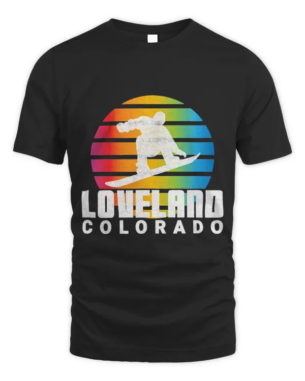 Ski Loveland Retro Vintage Sun Cool Loveland CO