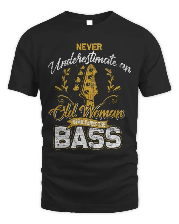 Guitarist Retired Bassist Old Woman Who Plays The Bass Guitar