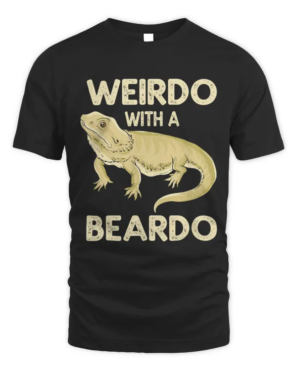 Weirdo With A Beardo Funny Bearded Dragon Lizard