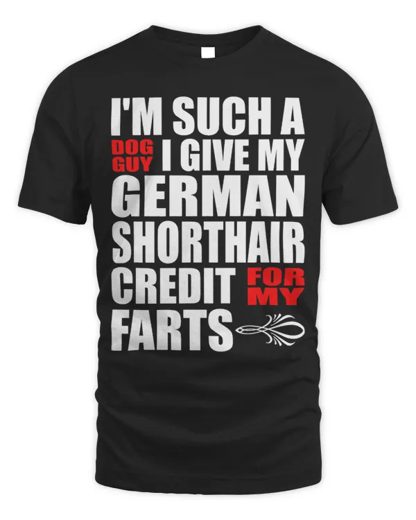 Funny Dog Guy Shorthaired Pointer Fart Joke for Men Boys