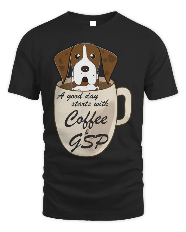 Funny German Shorthair Pointer Coffee and GSP