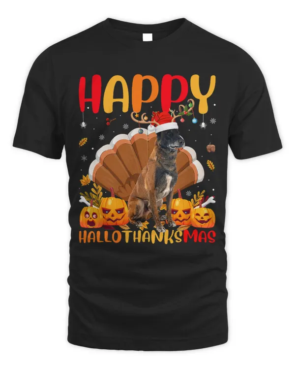 Funny Dog Lover Happy Belgian Malinois Dog HelloThanksMas