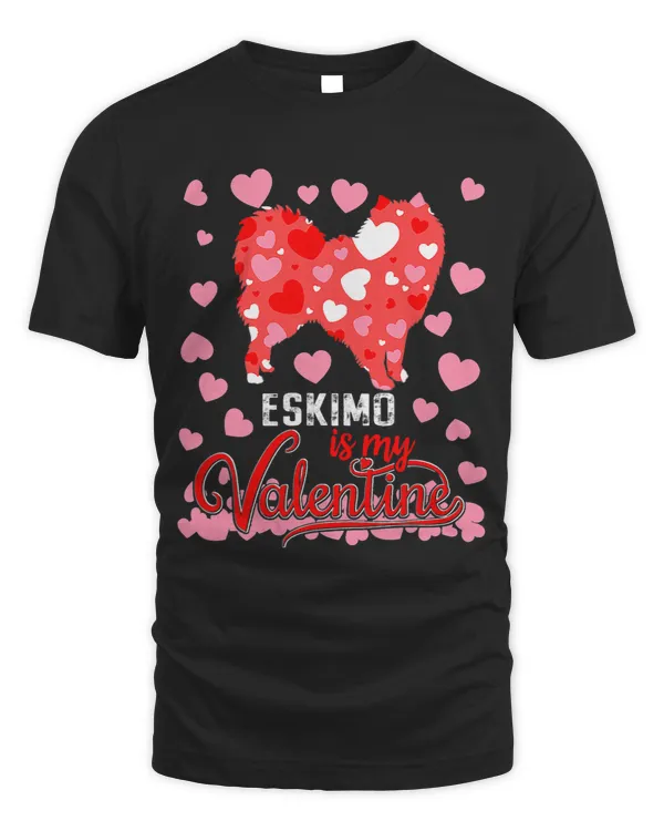 Funny Eskimo Is My Valentine Dog Lover Dad Mom Boy Girl