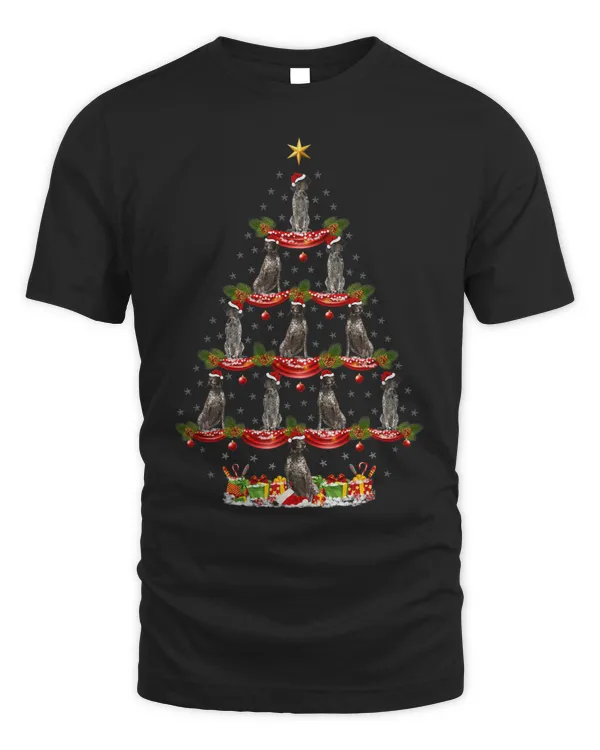 Xmas Holiday Santa German Shorthaired Pointer Christmas Tree
