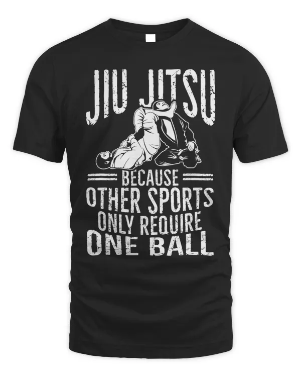 Funny Jiu Jitsu Because Other Sports Only Require One Ball
