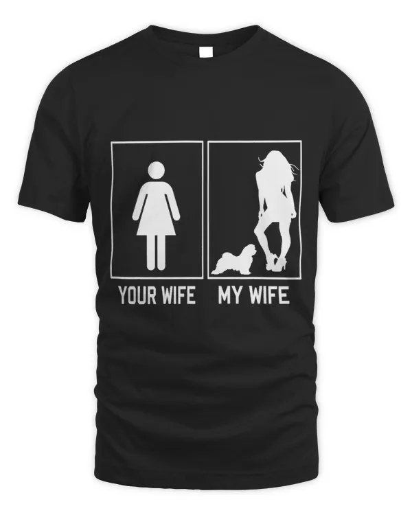 Your Wife My Wife Maltese Dog Funny Gifts For Husband