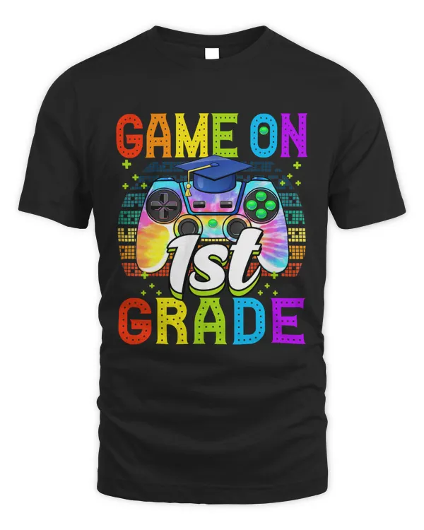 Back To School Game On 1st Grade Funny Gamer Kids Boys