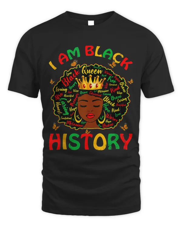 Retro I Am Black History Month Black Queen BHM Melanin Women 8