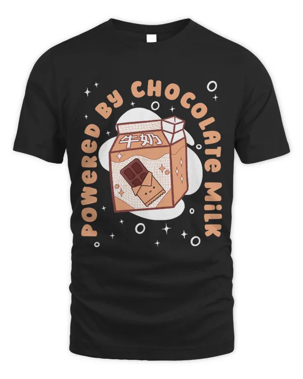 Powered By Chocolate Milk Japanese Kawaii Hot Chocolate