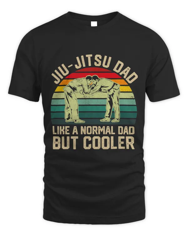 Retro JiuJitsu Dad Men Brazilian Jui Jitsu Lover BJJ father 2