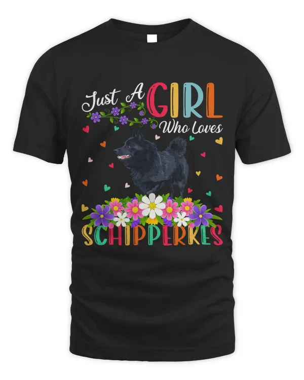 Schipperke Dog Lover Just A Girl Who Loves Schipperkes