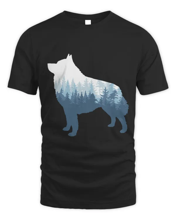 Schipperke Silhouette Dog Outdoor Nature