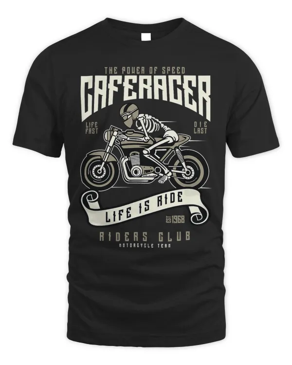 Speed Of Cafe Racer motorcyclists and bikers