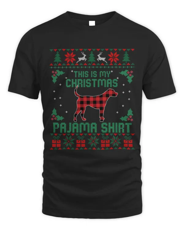 Foxhound Dog Pet Lover This is My Christmas Pajama Christmas