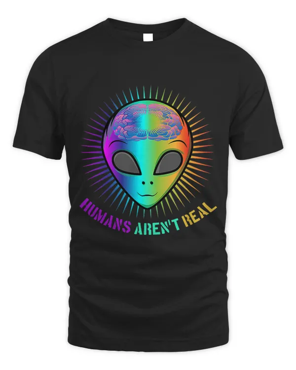 Alien said People are not real psychedelic drug rave party
