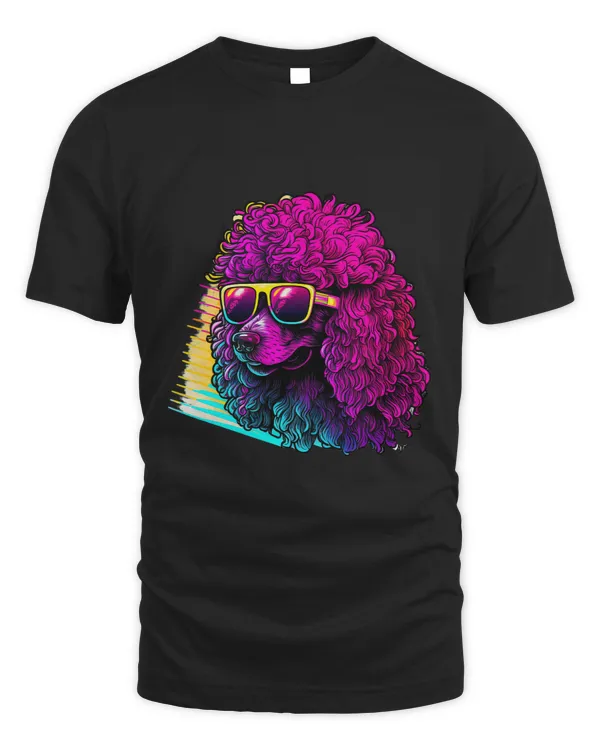 80s Synthwave with Poodle Retrowave
