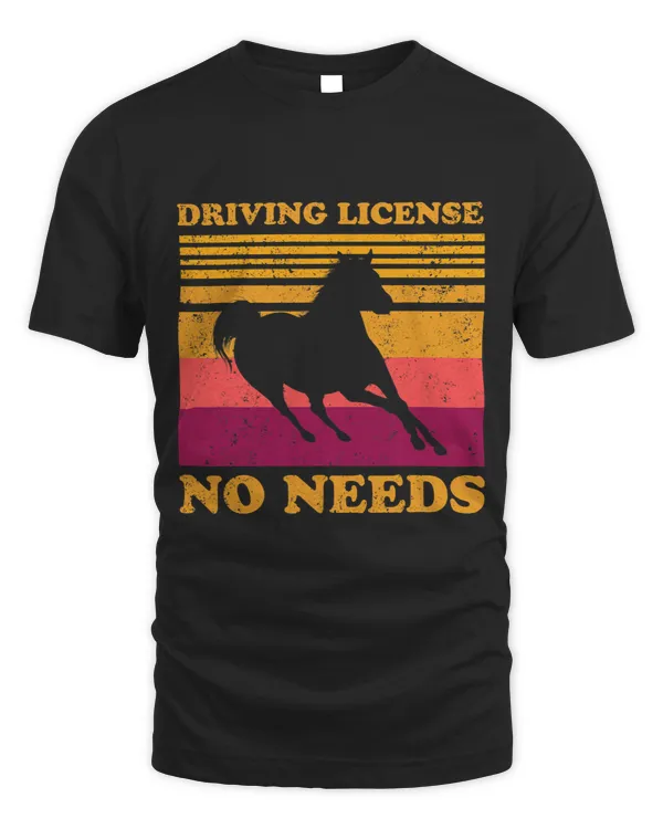 Funny Horse Driving License No Needs Horse Lover Horseback Riding