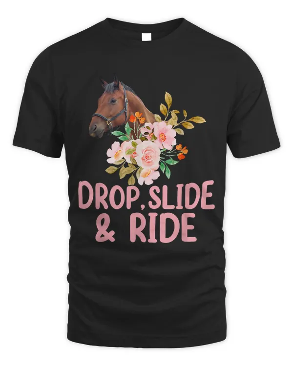 Funny Horse Drop Slide Ride Horse Equestrians