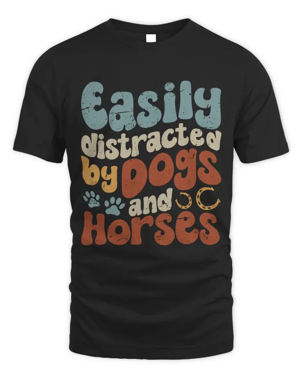 Funny Horse Easily Distracted By Dogs And Horses 29 3
