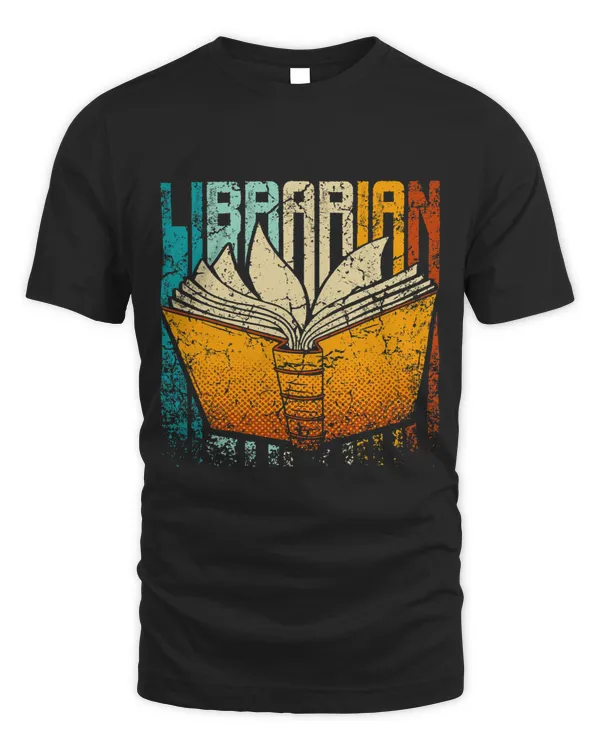 Retro vintage librarian