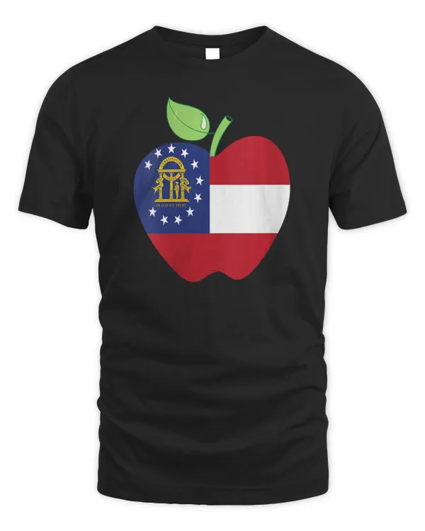 Womens Georgia Teacher Apple Gift For Te