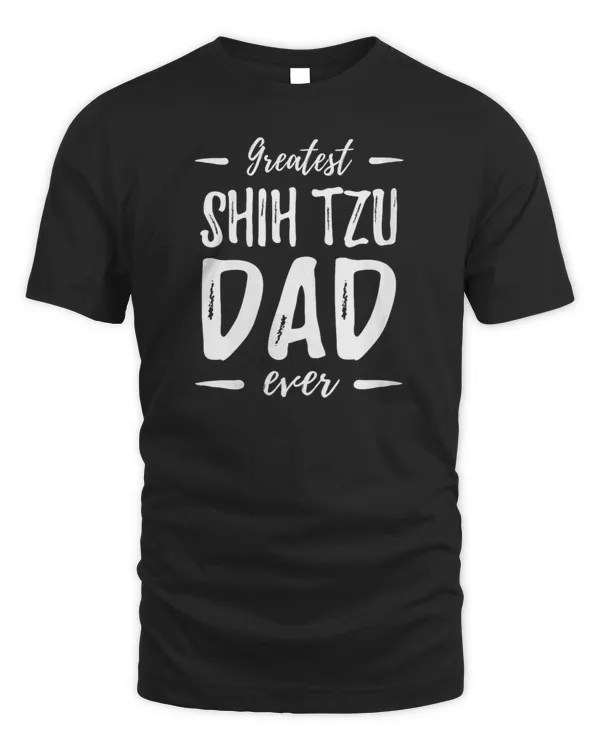 Womens Greatest Shih Tzu Dad Funny