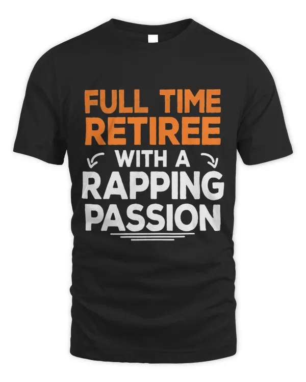 Retired Rapper Rapping Retirement Grandpa Grandma Gift Idea
