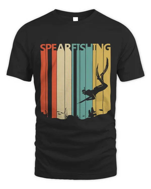 Retro 1980s Spearfishing