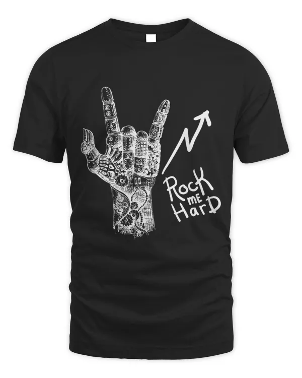 Rock motif shirt festival merch concert rocker hard rock
