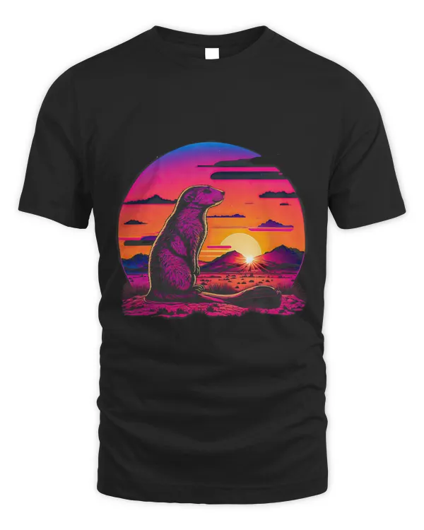 Retro Aesthetic Prairie Dog 1