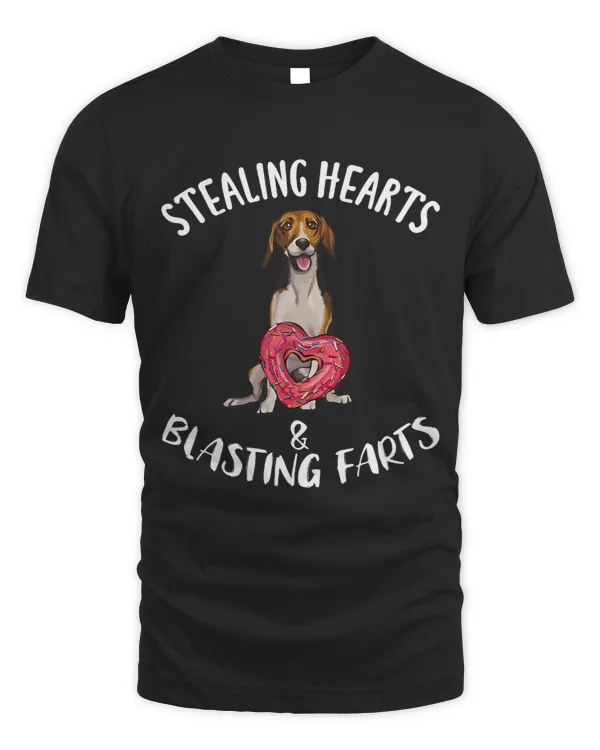 Stealing Hearts Blasting Farts American Foxhound Valentines
