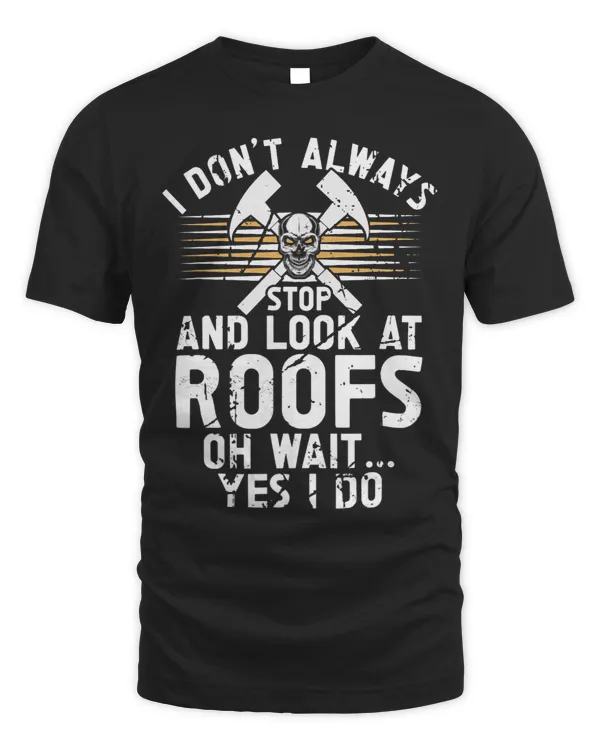 Roofer Funny Retro Roofing Roof Equipment Job Repair3 68