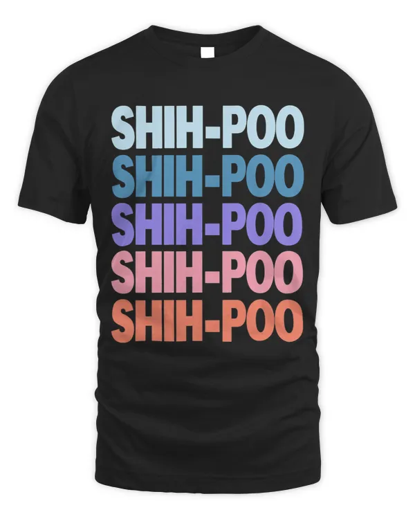 Funny Modern Repeated Text Design ShihPoo