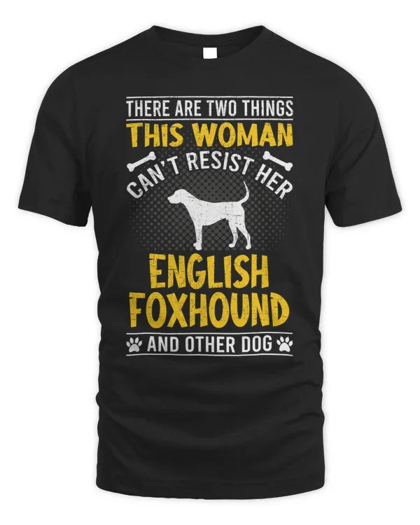 Woman Cant Resist Her English Foxhound Dog Lover