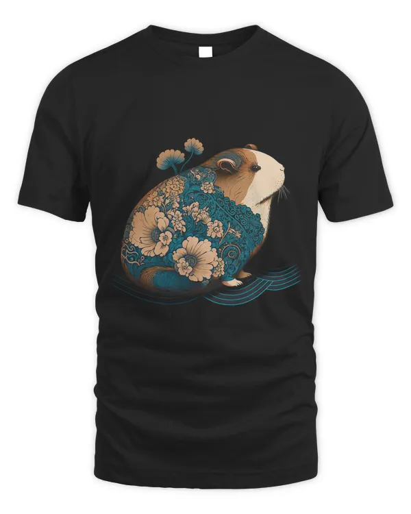 Surrealism Japanese Painting Guinea Pig