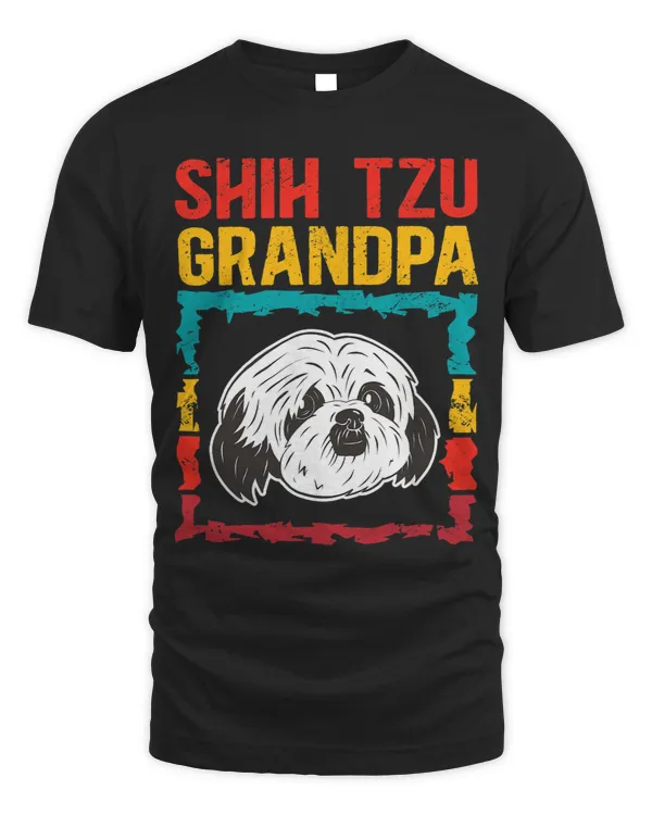 Mens Shih Tzu Grandpa Dog Owner Shih Tzu