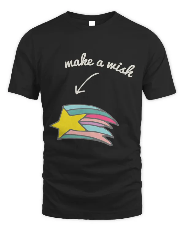 Make a wish Shooting Star Cute Kids Girls