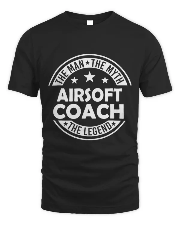 Man Myth Airsoft Coach Legend Funny Airsoft Coach Humor 3