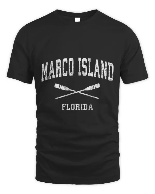 Marco Island Florida Vintage Nautical Paddles Sports Oars