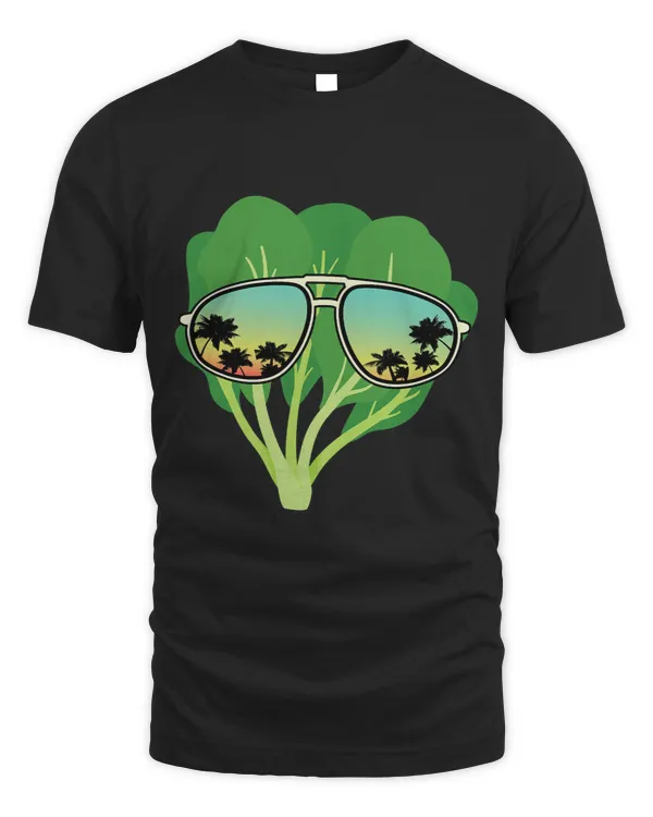 Funny Spinach With Sunglasses Outfit Love Healthy Food