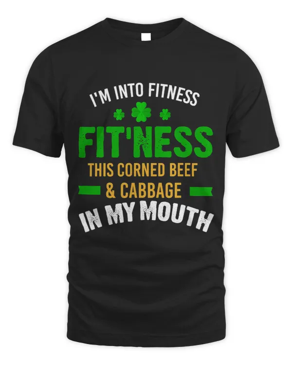 Funny St. Patricks Day Corned Beef and Cabbage In My Mouth