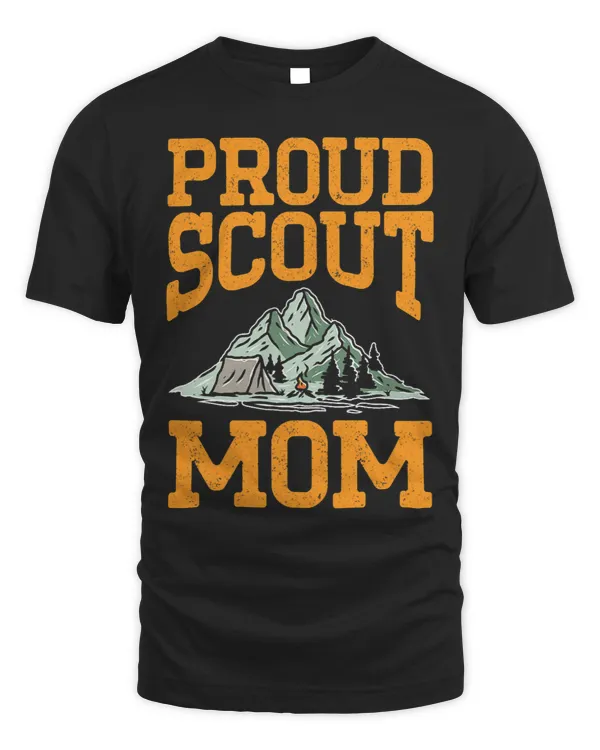 Womens Proud Scout Mom Mothers Day Scouting